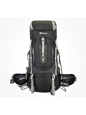 Ubon 60L Hiking Backpack Waterproof Camping Pack with Rain Cover New NWT